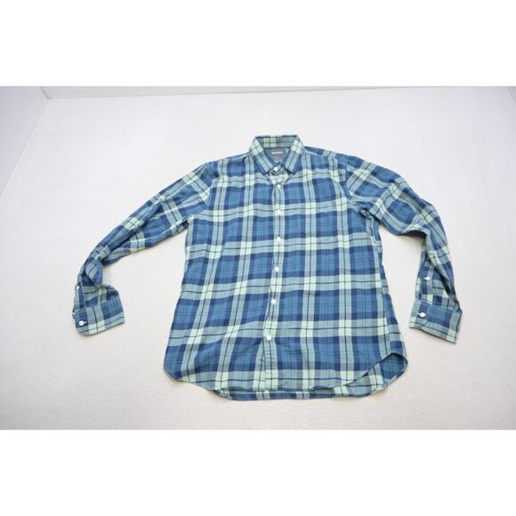 Bonobos Dress Shirt Tailored Slim Fit Plaid Casual Button Up Mens Size Large - Picture 5 of 8